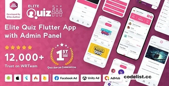 Resource 'Elite Quiz - Trivia Quiz - Quiz Game - Flutter Full App + Admin Panel'