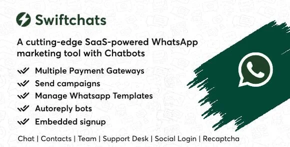 Resource 'Swiftchats – SaaS Enabled WhatsApp Marketing Tool with Chat Bots PHP Script'