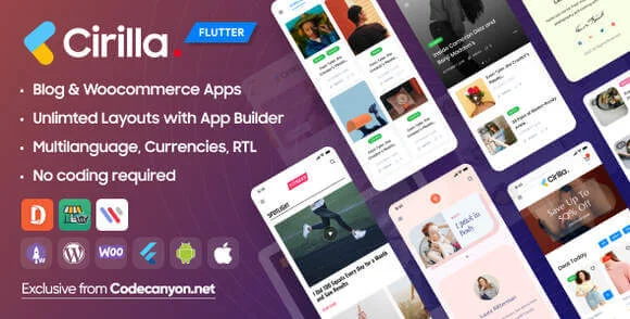 Resource 'Cirilla – Multipurpose Flutter  App For  WordPress & WooCommerce App Source Code'