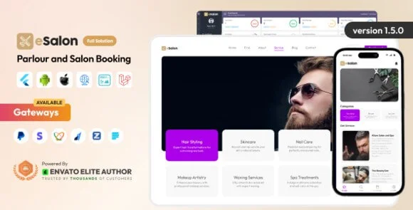 Resource 'eSalon – Parlour and Salon Booking Full Solution Source'